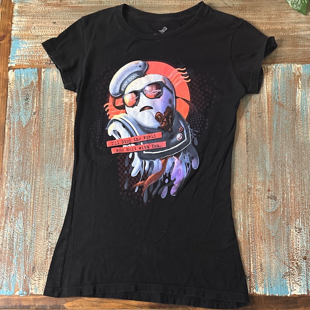 Black Graphic Kids T-Shirt